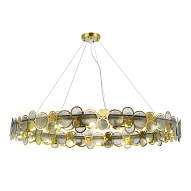 SL6133.313.16 Светильник подвесной ST-Luce Латунь/Дымчатый G9 LED 16*5W 4000K СВОТЧ 500_191_2948833